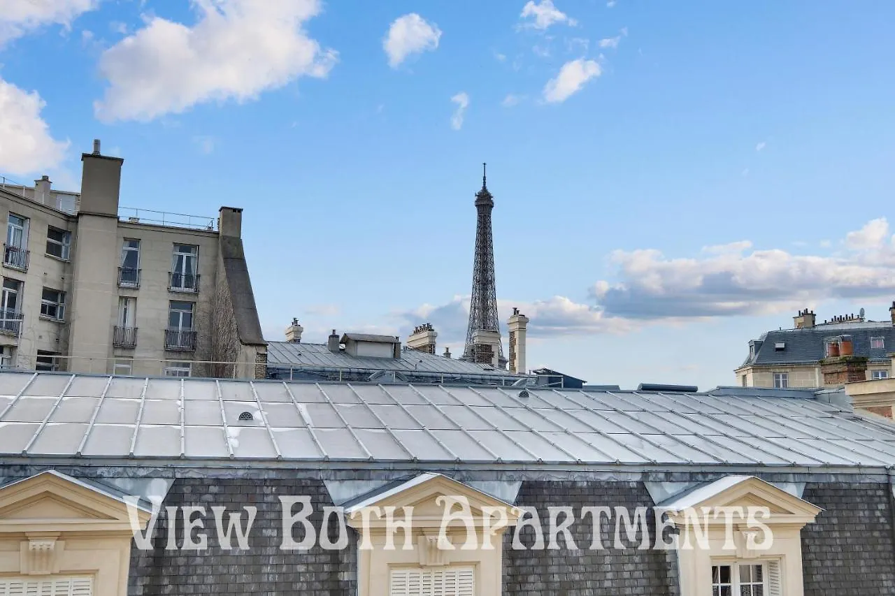 Nocleg ze śniadaniem Eiffel Tower View Rose, Apartment #2 Paryż Francja
